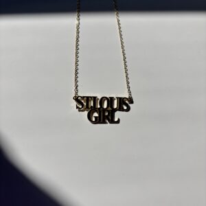 Gold - Plated St. Louis Girl Nameplate Chain